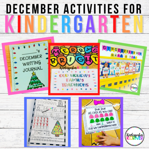 7 December Activities for Kindergarten - Kindergarten Korner - A