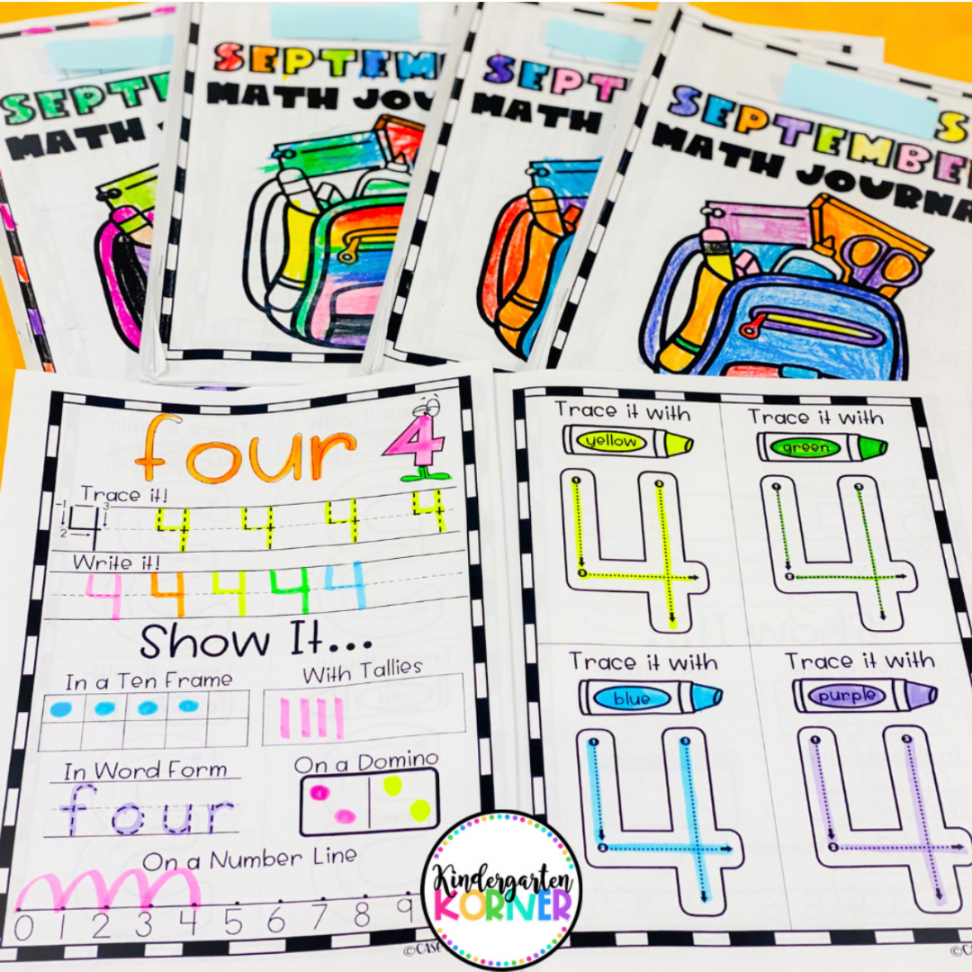 Kindergarten Math Journals Kindergarten Korner A Kindergarten Teaching Blog