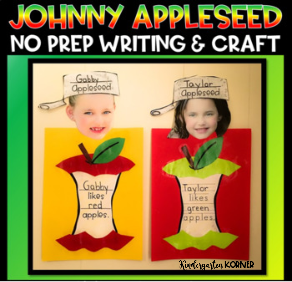 Apple Activities for Kindergarten - Kindergarten Korner - A