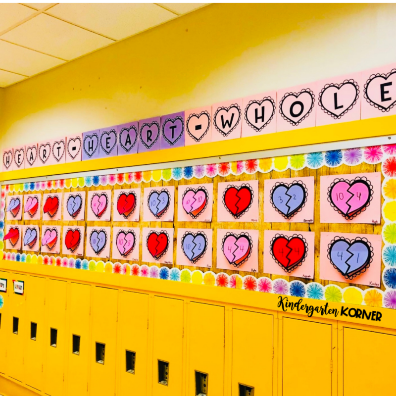 4 Ideas for Valentine's Day Bulletin Boards Kindergarten Korner A