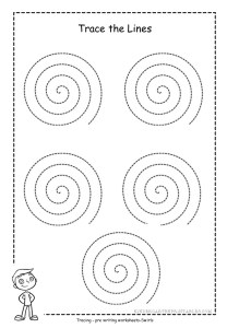 spiral tracing worksheets free printables