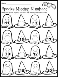 Free Halloween Printable Worksheets
