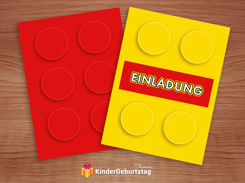 Lego Einladungskarten kostenlose Vorlagen für NinjagoFans