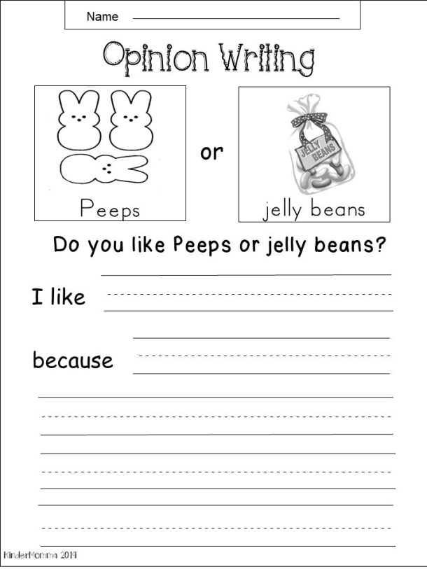 spring opinion writing worksheets kindermommacom