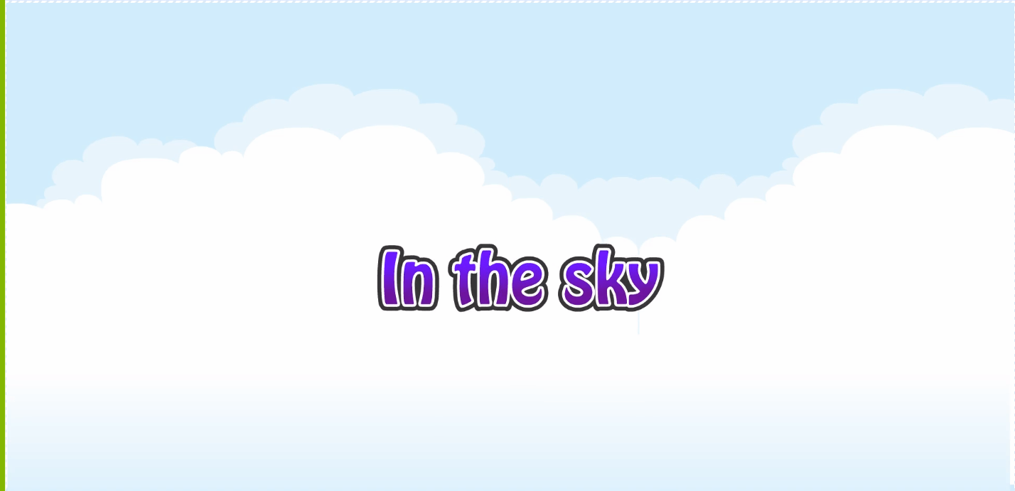Things In The Sky For Kindergarten Learn Things In The Sky