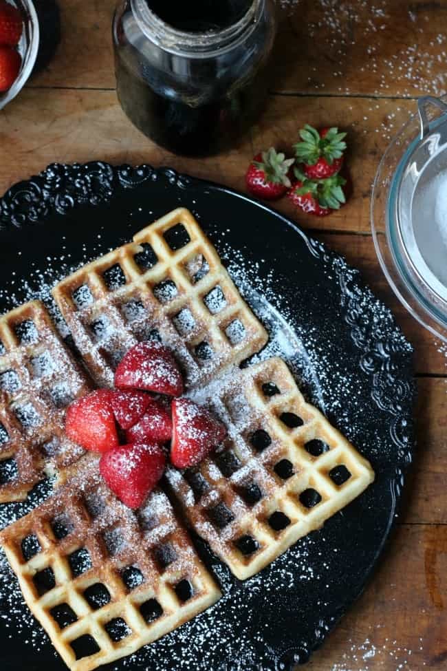 Homemade Belgian Waffles