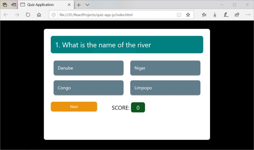 Quiz App in JavaScript Step by Step with all Codes JavaScript Tutorial