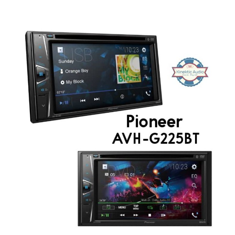 Pioneer AVHG225BT InDash DoubleDIN DVD Multimedia AV Receiver with