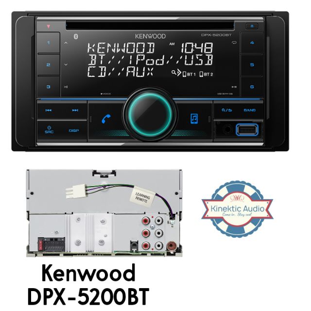 Kenwood DPX-5200BT – Dual Din USB / CD Reveiver