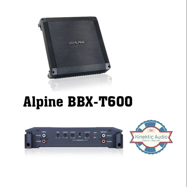 Alpine BBXT600 2 Channel Amplifier