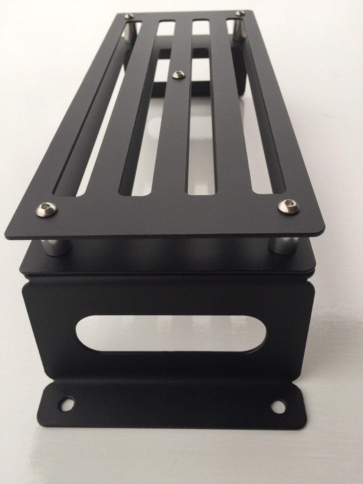 Dillon Casefeed Plate Bench Mounted Storage Rack Stand Side Angled