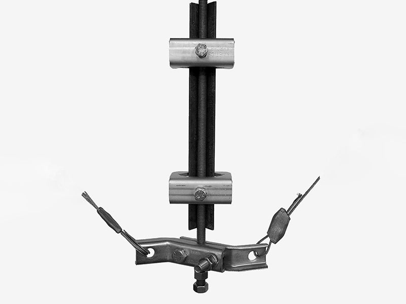 Seismic Hanging Rod Stiffener Clamp Model KHRC Angle Attachment