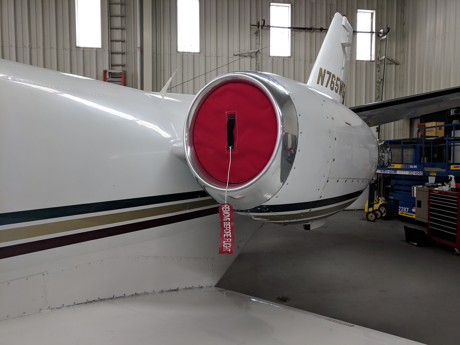 Jet Engine covers, FOD covers, Inlet Covers | King Bag Manufacturing