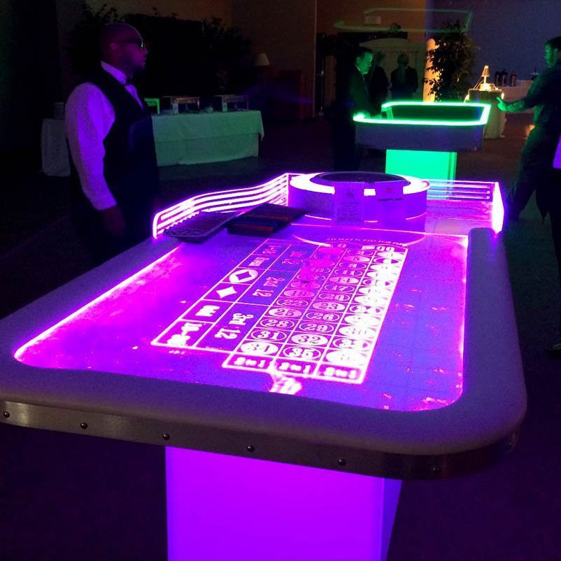 LED Casino Tables We are the trusted Party Rental company in Tampa, St. Pete, Lakeland, and