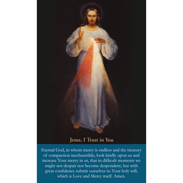 Prayer Cards, Holy Cards NEW Large Print Divine Mercy Prayer