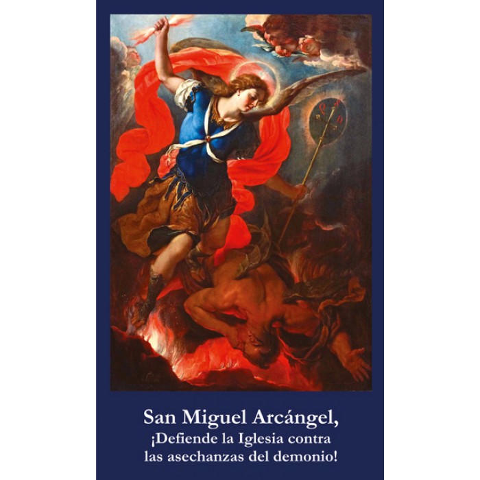 Prayer Cards, Holy Cards St. Michael the Archangel Spanish