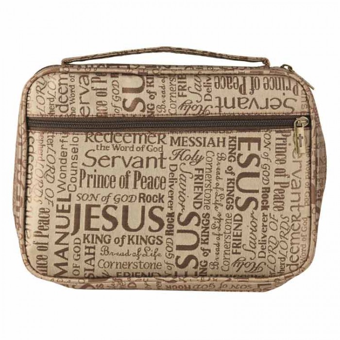 Bibles Bible Cover names Of Jesus Brn Xxl
