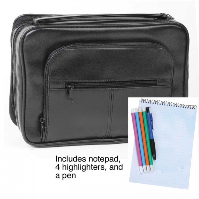 Deluxe Organizer Black w/Stationary Xlarge