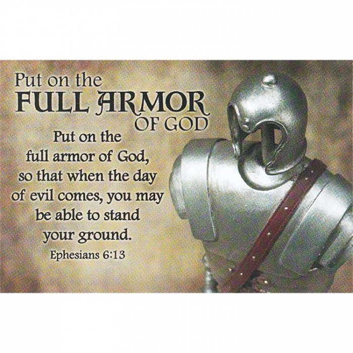 Bookmark Itty Bitty Blessings Put On Your Full Armor 24 Pk