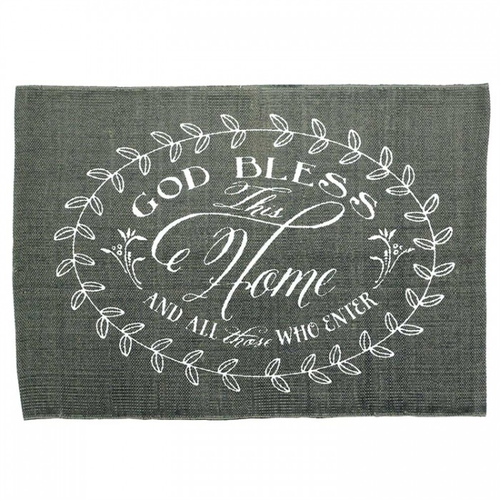 Home Accents, Blessings Ruggod Bless...24x36 Cotton
