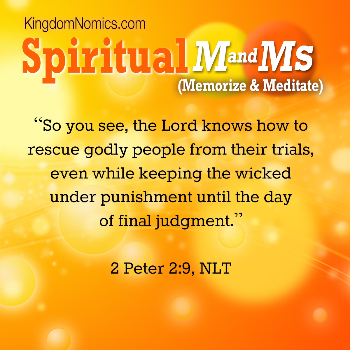 God Delivers the Righteous