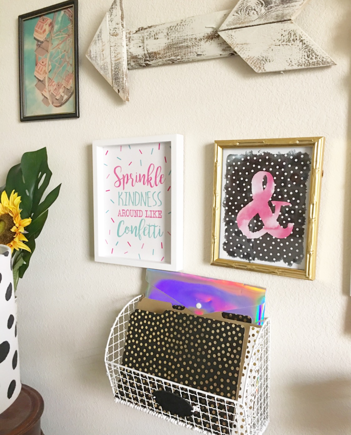 Home office reveal KingdomofSequins