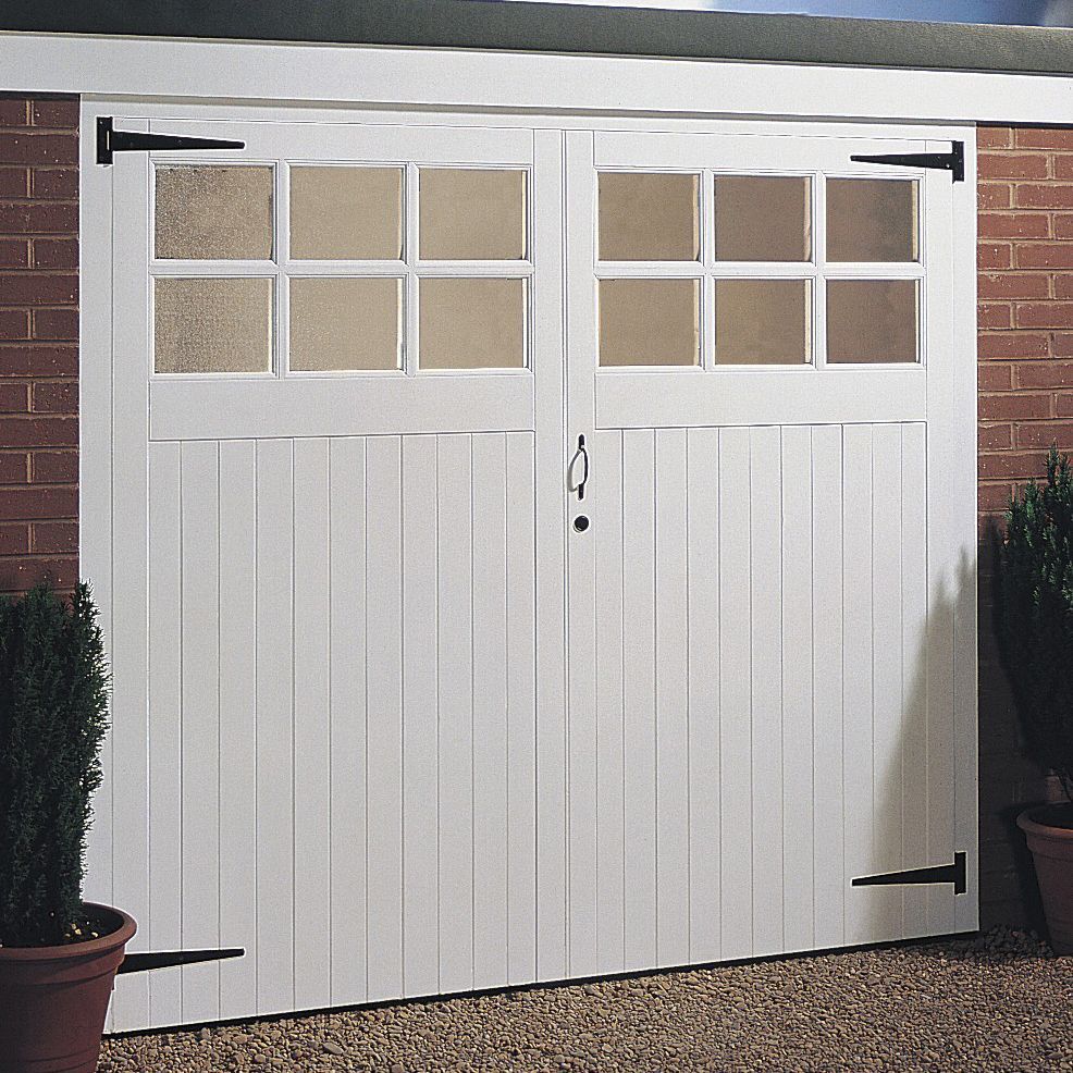 Side Hung Garage Door Pair, (H)1981mm (W)2134mm Departments DIY at B&Q