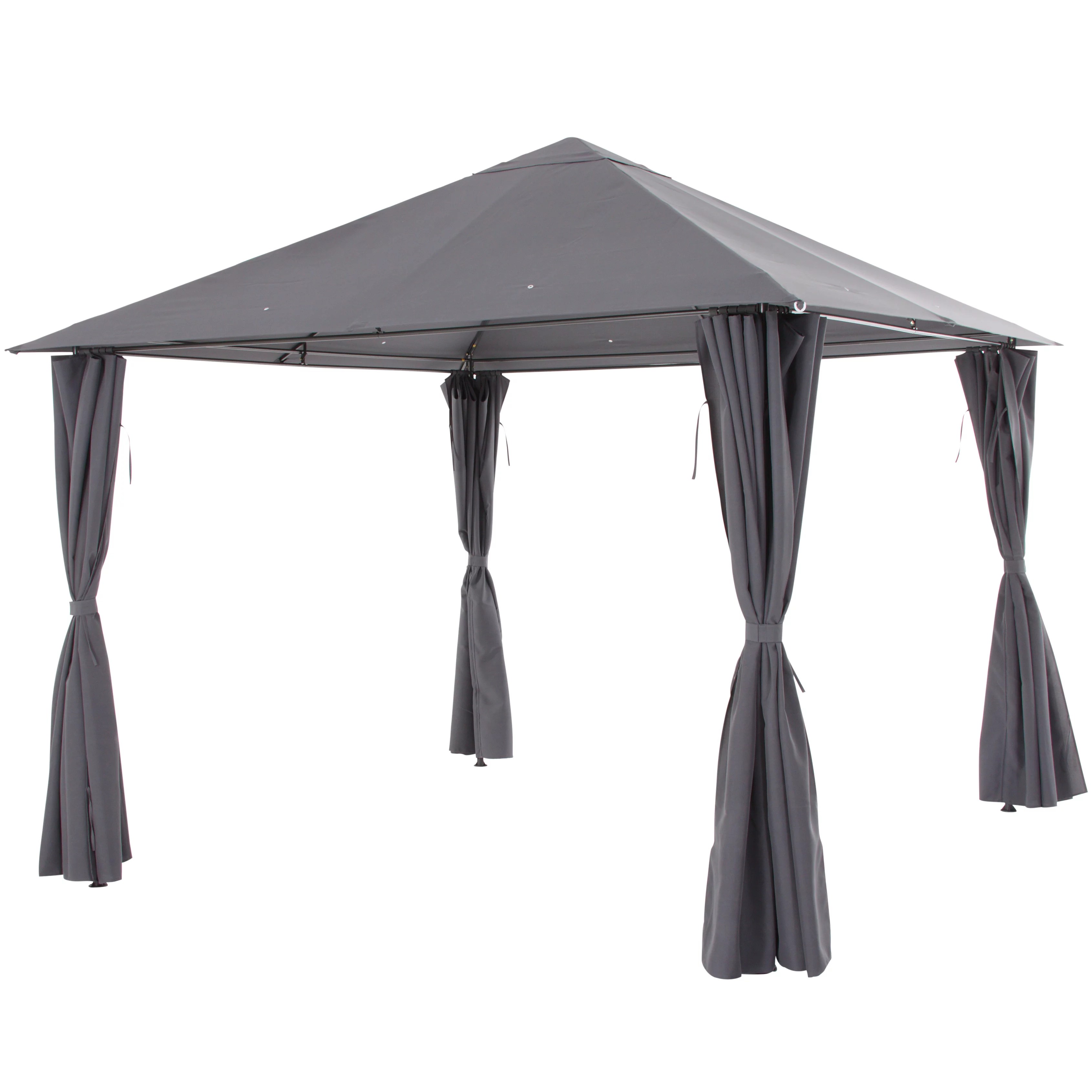 Blooma Shamal Grey Rectangular Gazebo, (W)3m Departments DIY at B&Q
