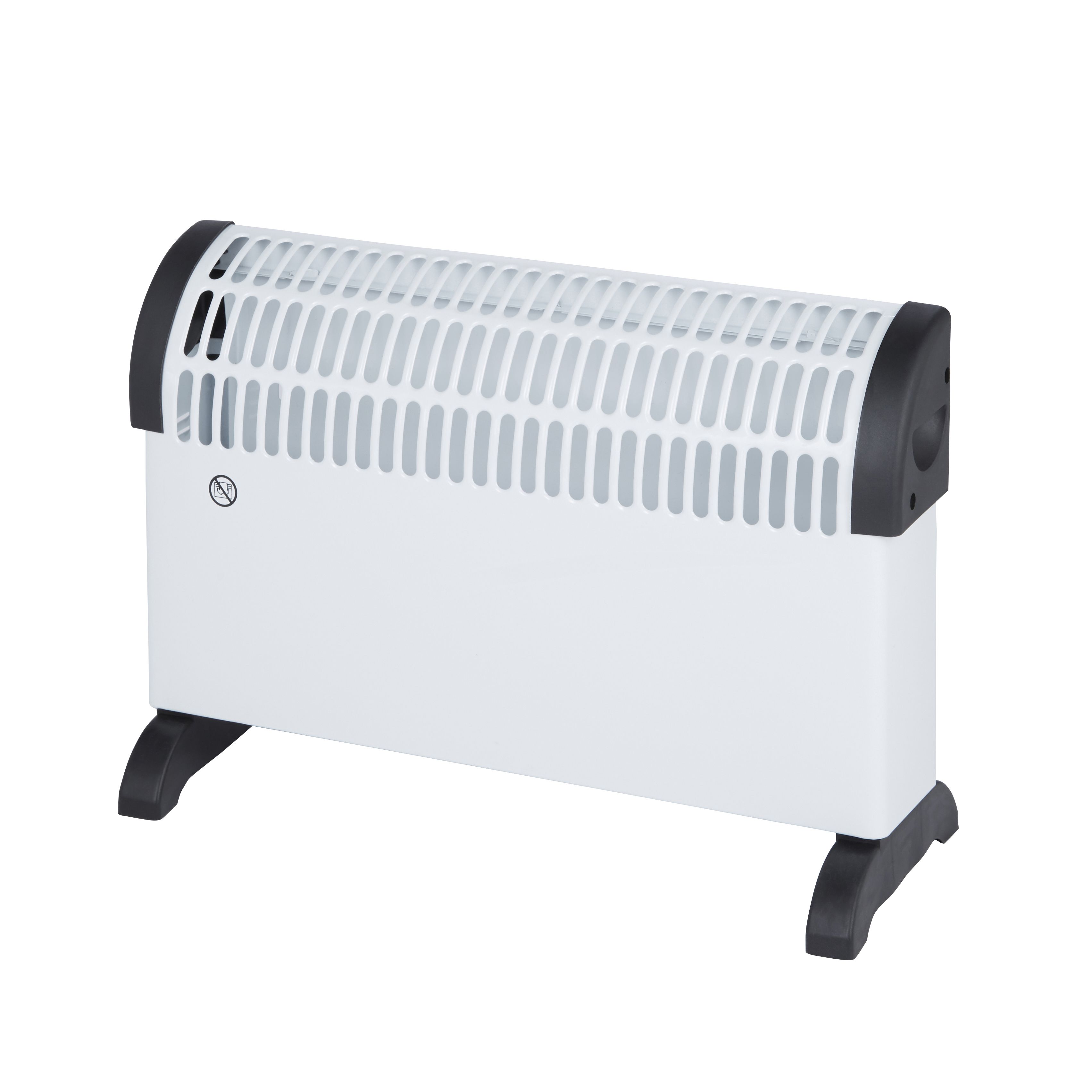 Electric 1500W White Convector heater Departments DIY at B&Q