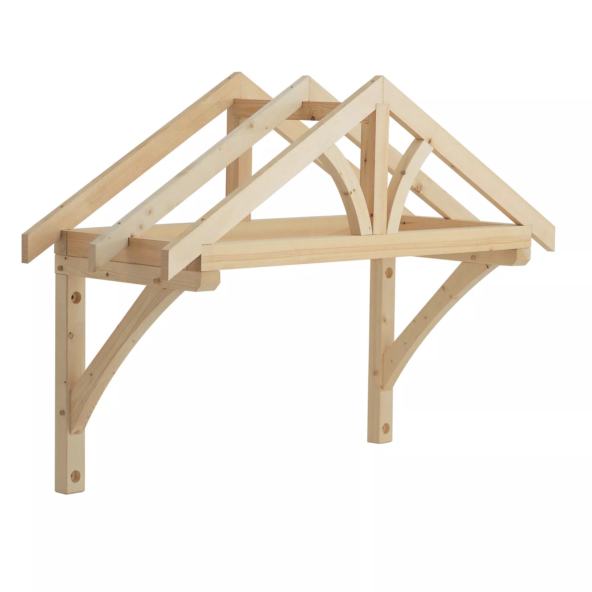 Richard Burbidge Pine Porch canopy (H)1350mm (W)1960mm (D)605 mm