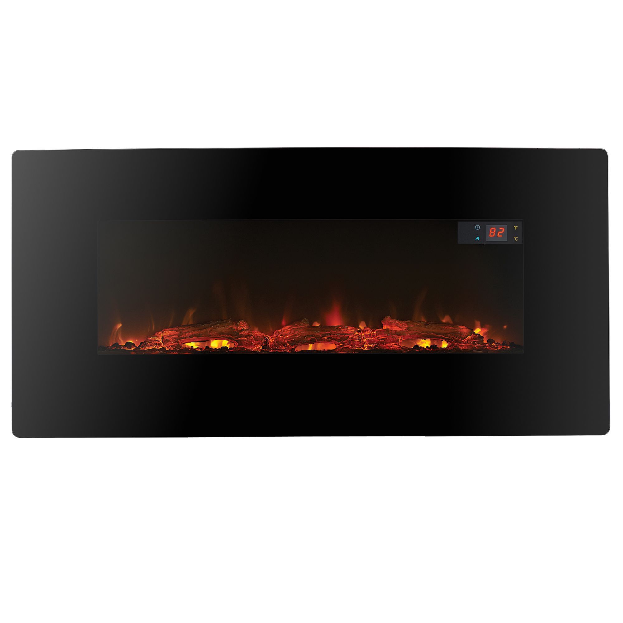 Focal Point Pasadena Glass effect Electric Fire Departments DIY at B&Q