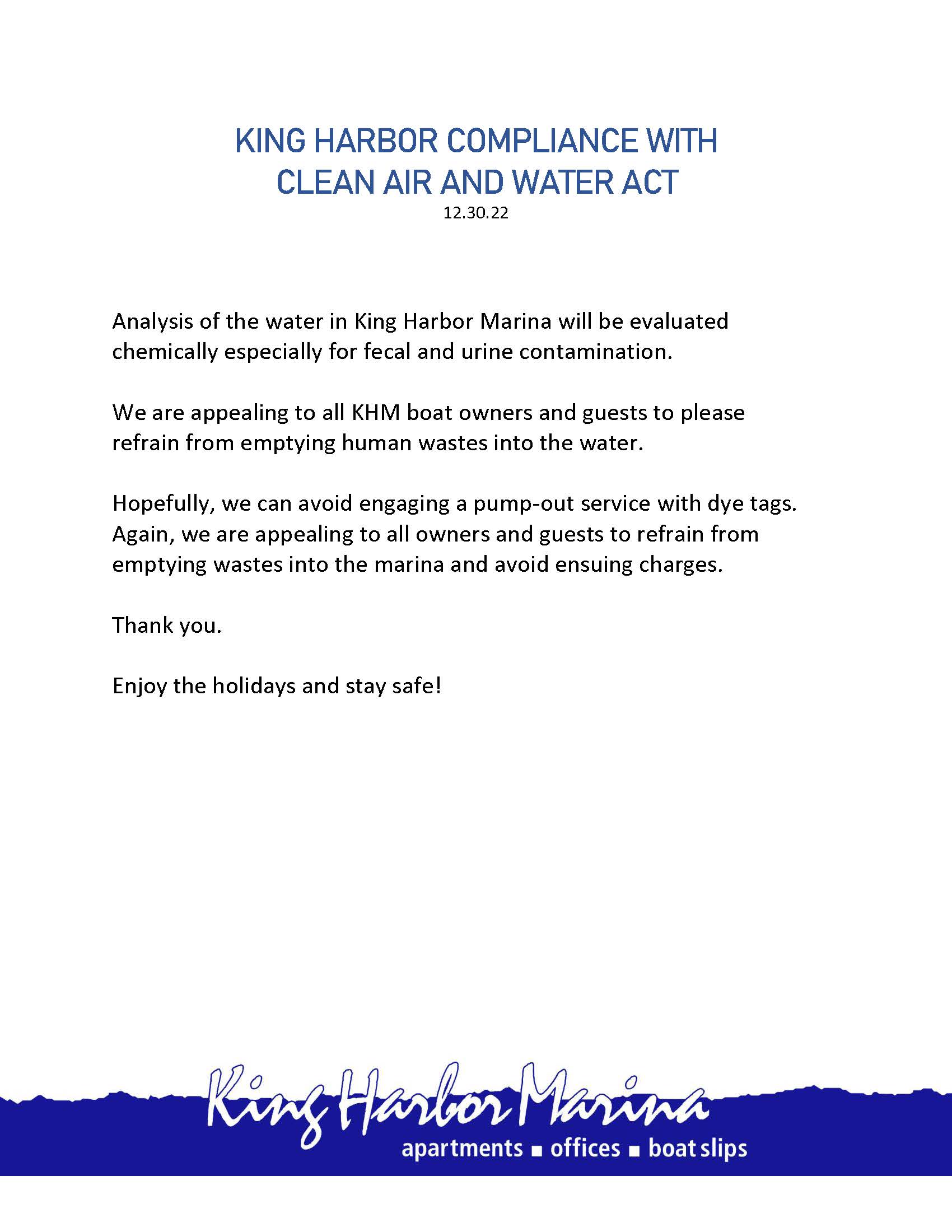 King Harbor Marina Boat Slips