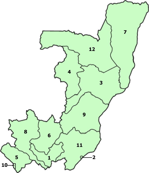 Les Points Douloureux De "Carte Du Congo Brazzaville Png" CongoBrazzaville bestuurlijke indeling