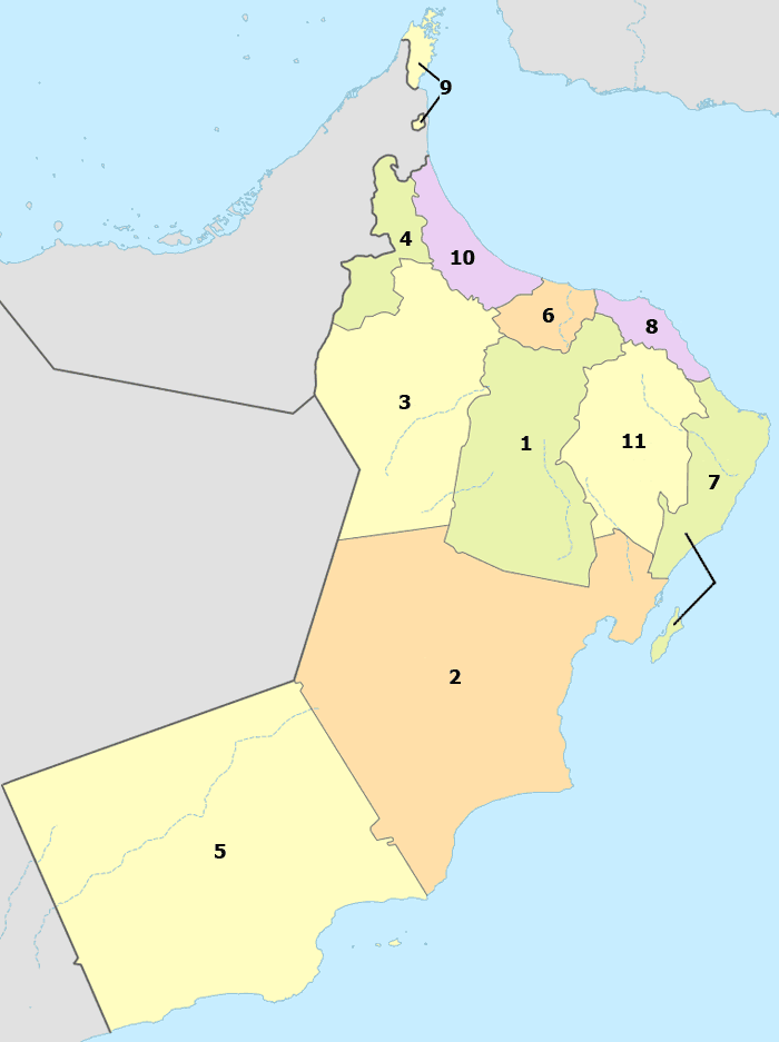 Oman administrative divisions