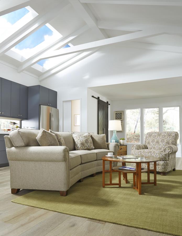 King Hickory Bentley Conversation Sofa Baci Living Room