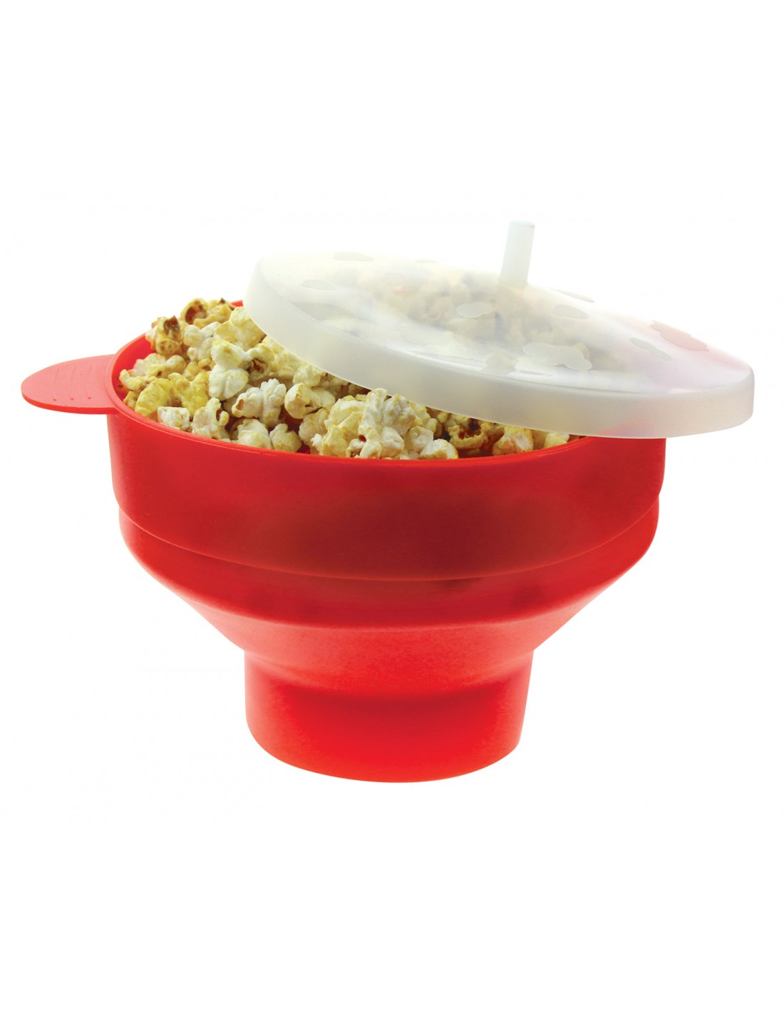 Silicone microwave popcorn maker