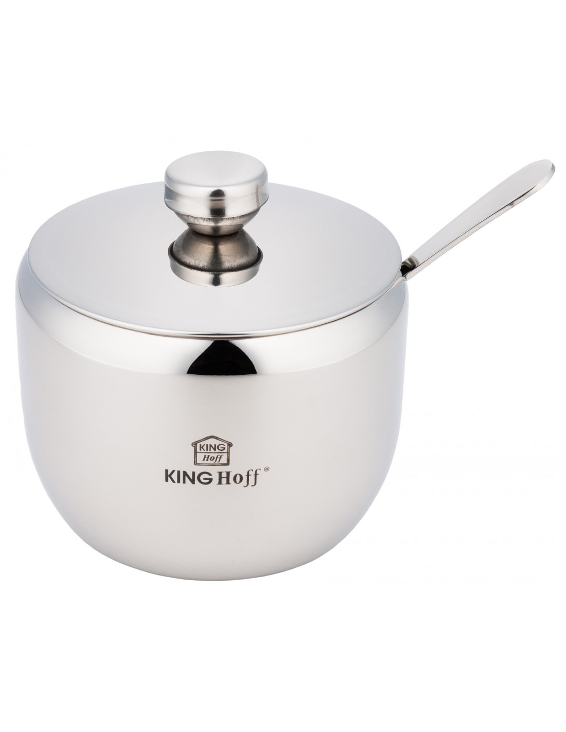 Sugar pot with spoon