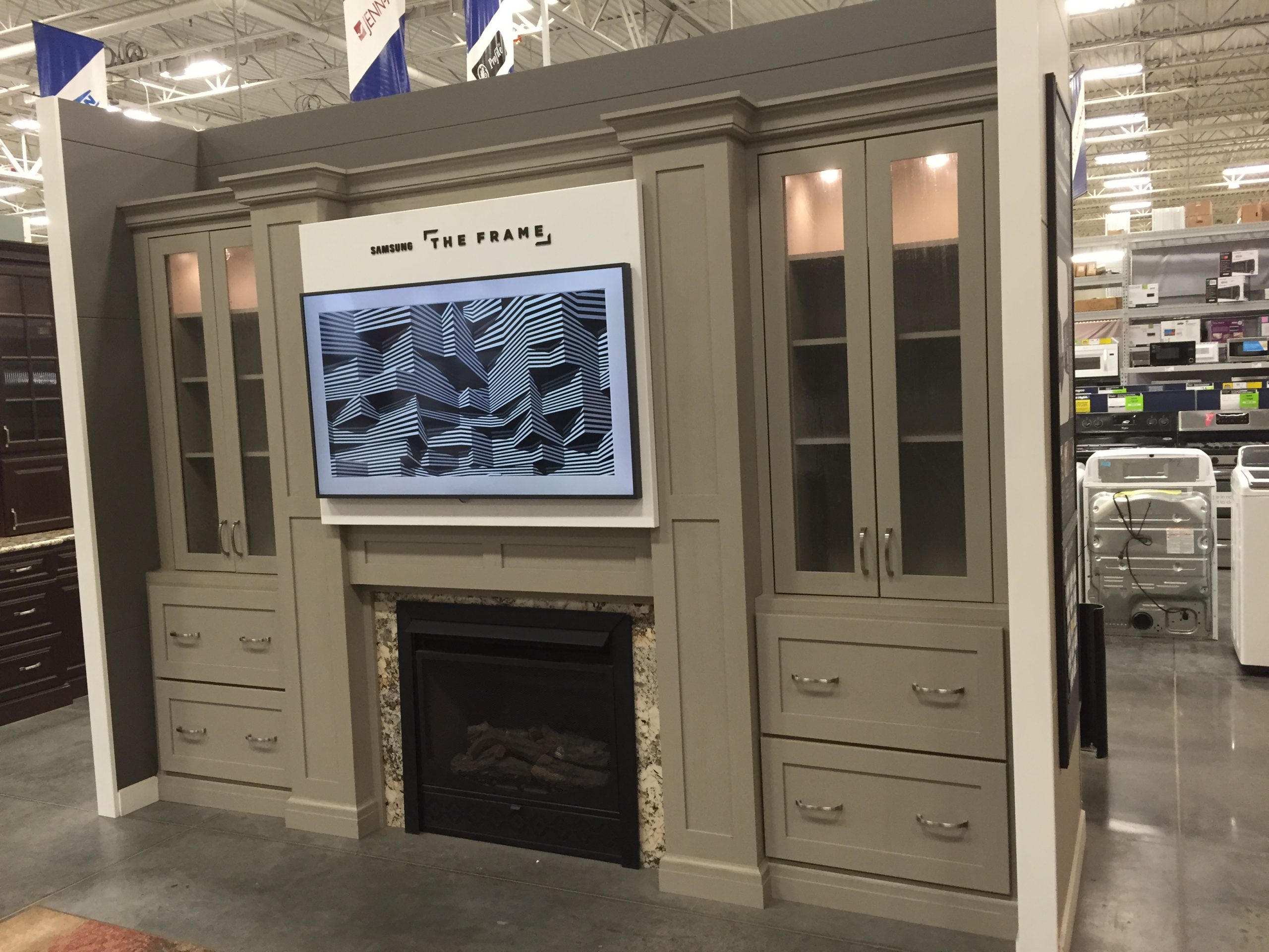 TV Mounting Project at Best Buy Store in Brooklyn - New York