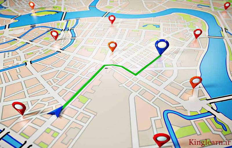 برنامه مکان یابی بدون نیاز به اینترنت کینگ لرن