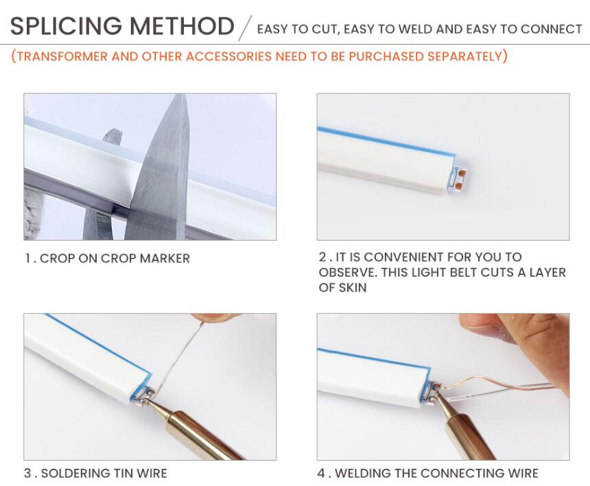 Neon led strip silicon 8*16mm LED Signage lighting Kingledlight