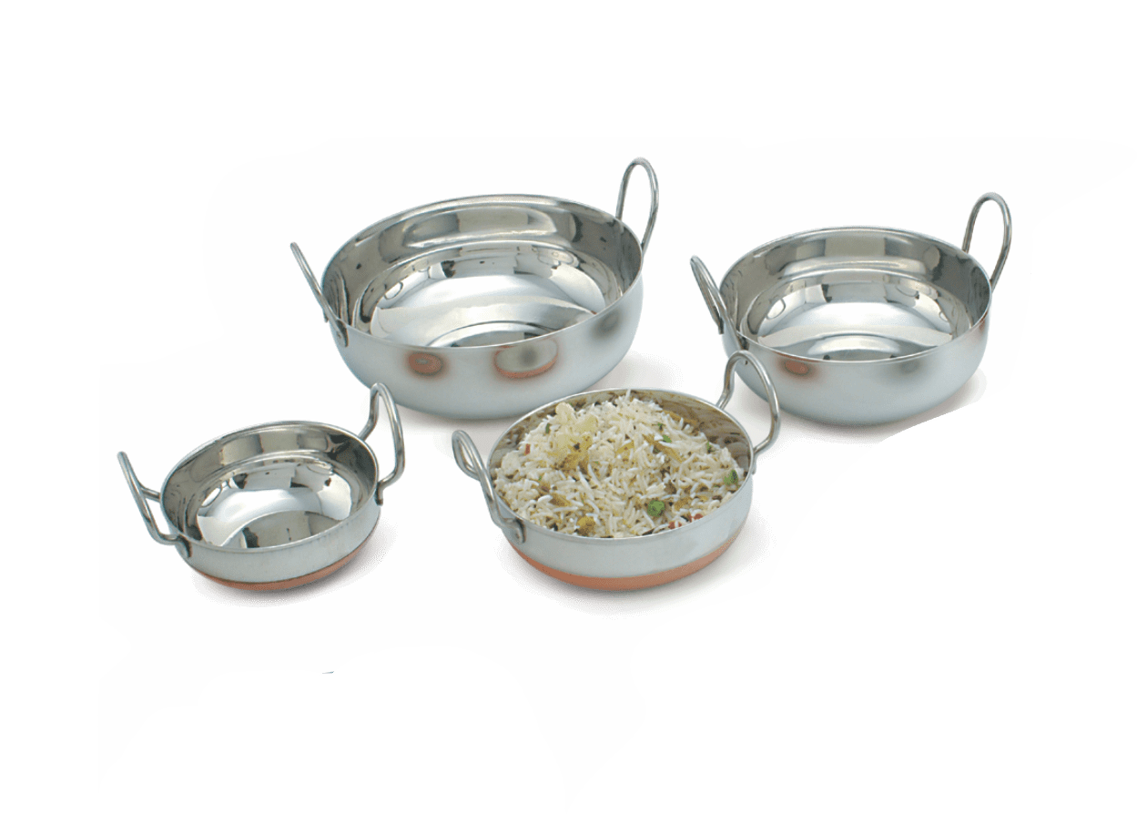 KADAI DISHES STAINLESS STEEL King Metal Works