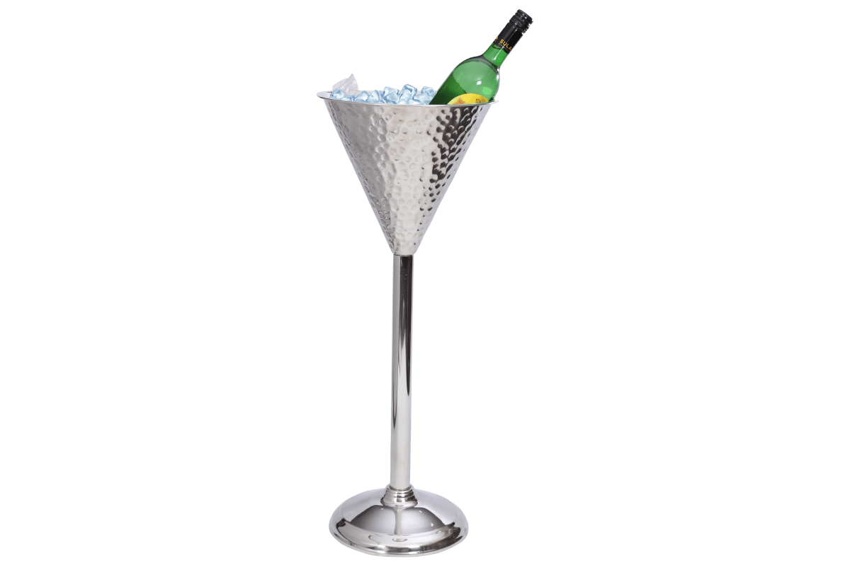 WINE/CHAMPAGNE STAND STAINLESS STEEL King Metal Works