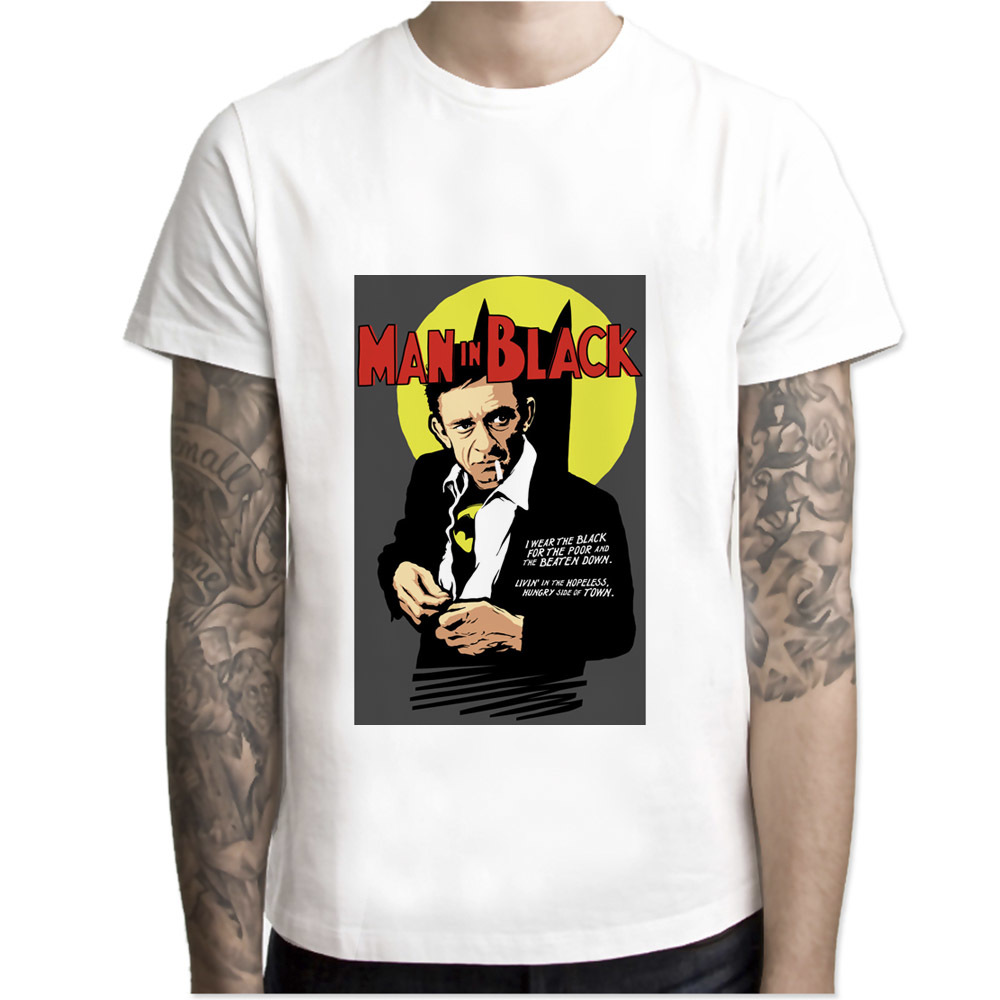Johnny Cash Man In Black T-Shirt - King Of Cocaine 1000_x_1000_png
