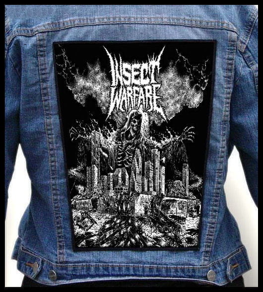 Insect Warfare World Extermination Photo Quality Printed Back Patch