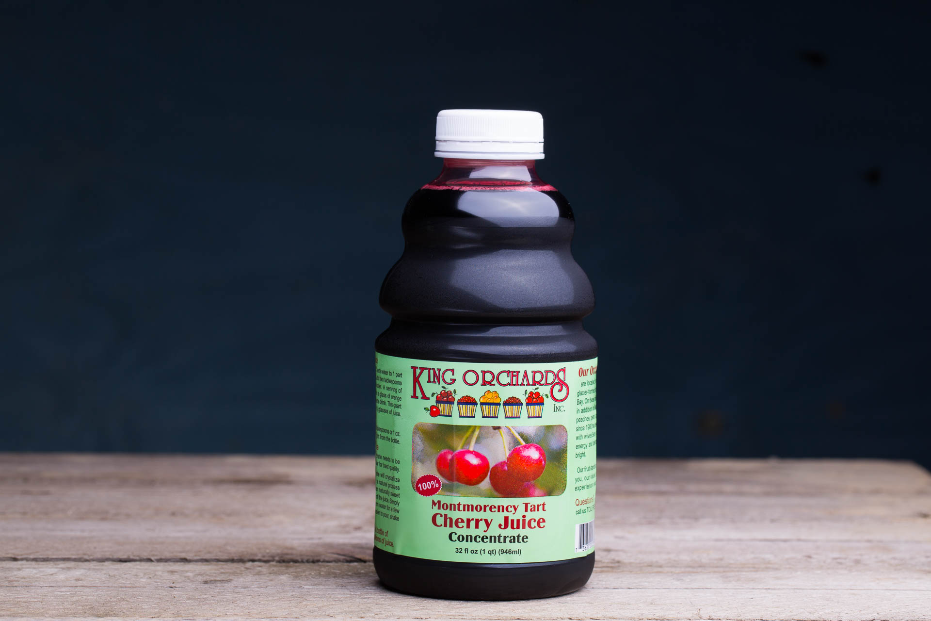 King Orchards Montmorency Tart Cherry Juice 32oz.