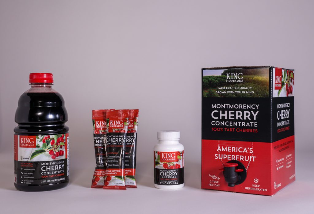 3 Quart (96 oz.) Box Montmorency Tart Cherry Concentrate King Orchards