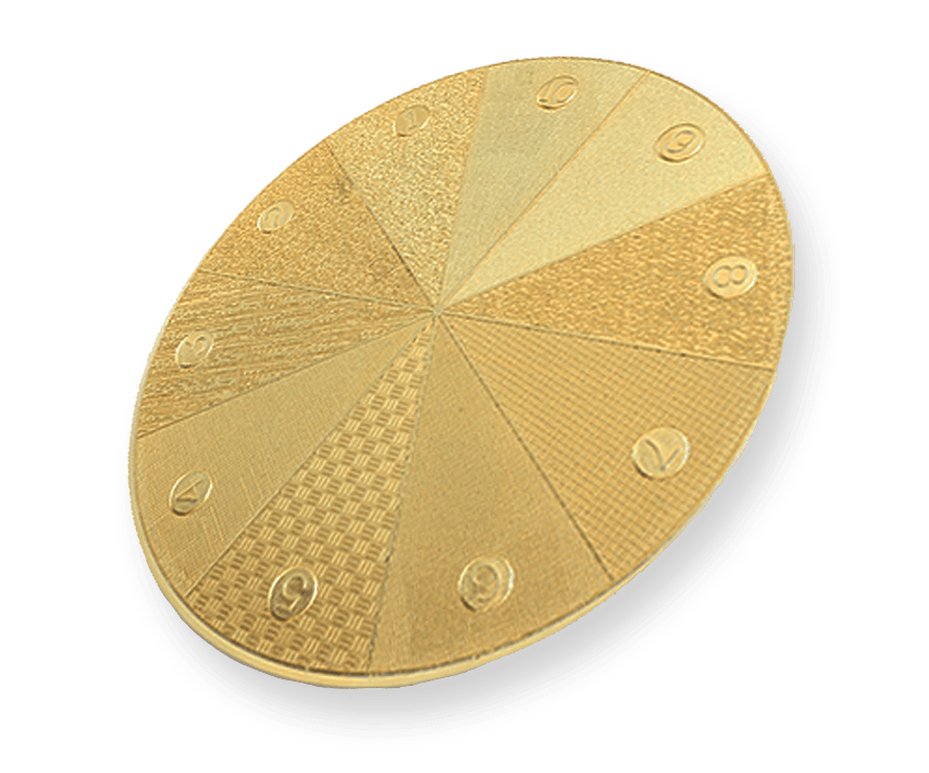 Custom Gold on Gold Lapel Pins by Kingpins.ca