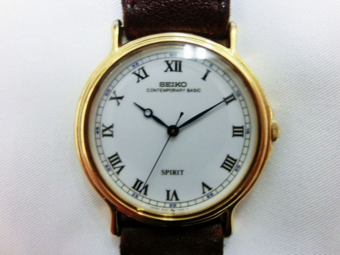 SEIKO セイコー CONTEMPORARY BASIC SPIRIT 5S217000 スイープ運針 クオーツ 稼働品 キングラム