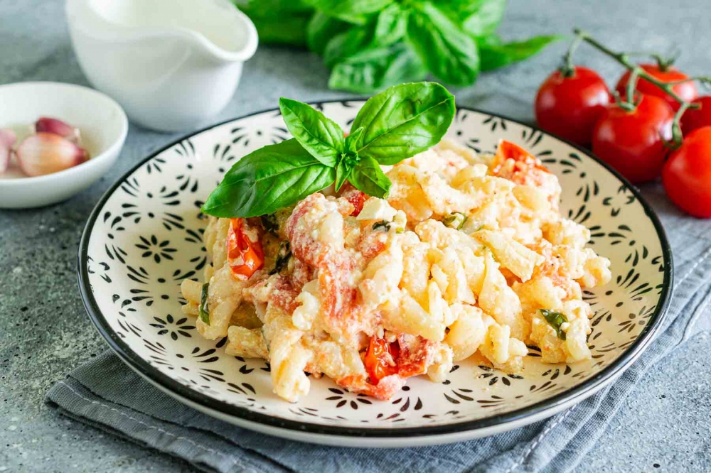 Baked Feta Pasta Simple and quick dinner for the whole family recipe