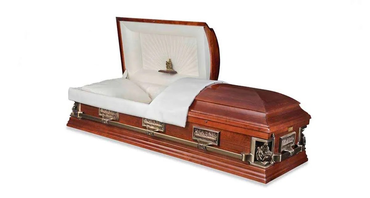 Pieta Casket Kings Funerals Geelong, Bellarine Peninsula, Surfcoast